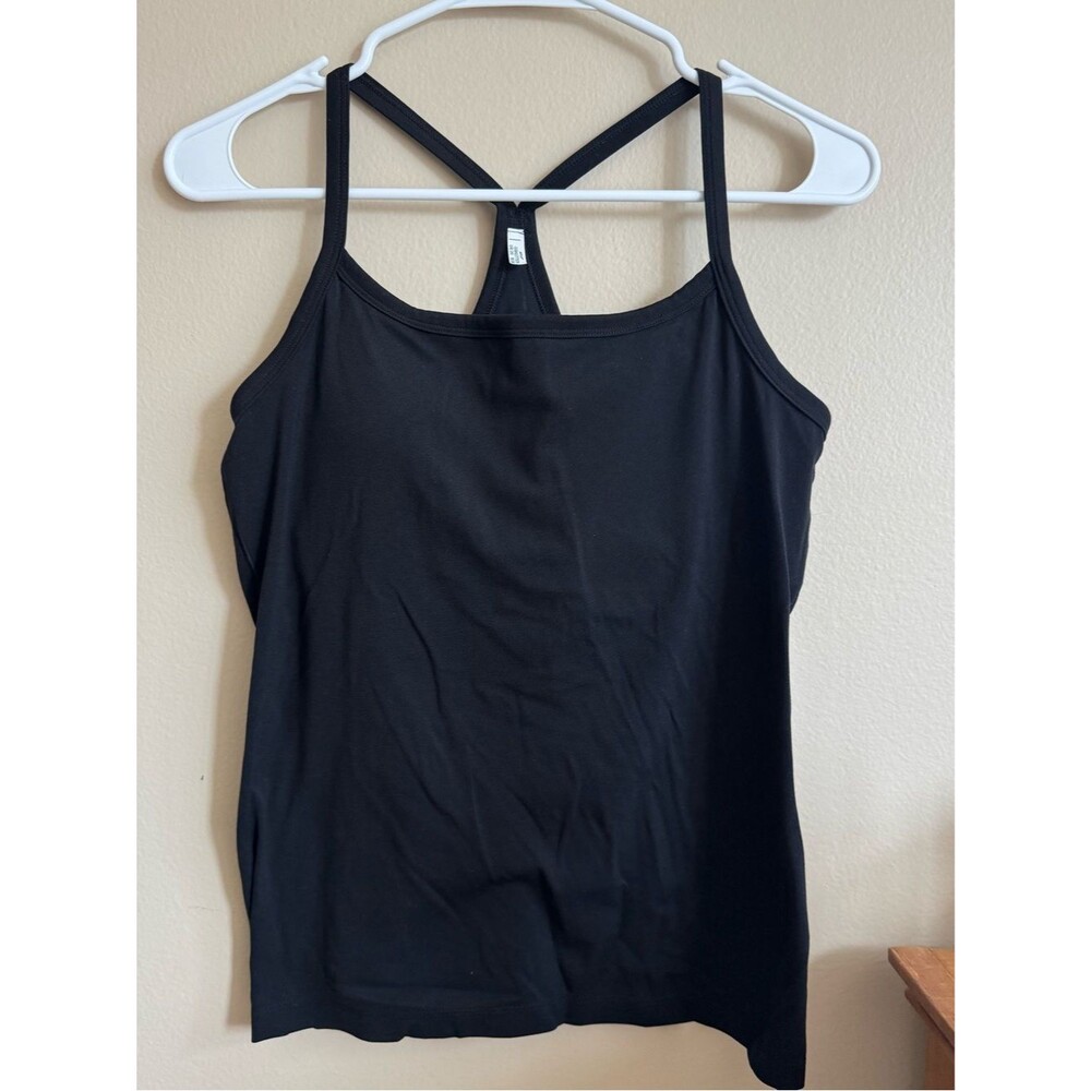 OFFLINE By Aerie Real Me Black Racerback Tank Top Womens Small/Medium